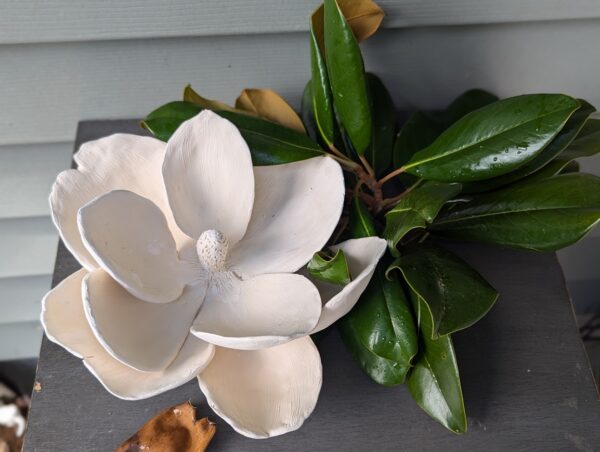 Porcelain Magnolia Wall Hanging