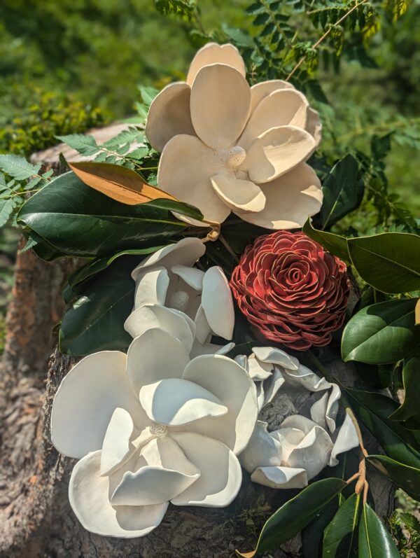 Partially Open Magnolia Blossom - Image 2