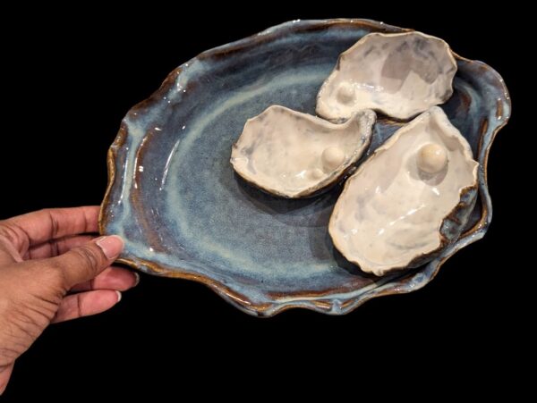 New Orleans Oysters Ceramic Platter - Image 2