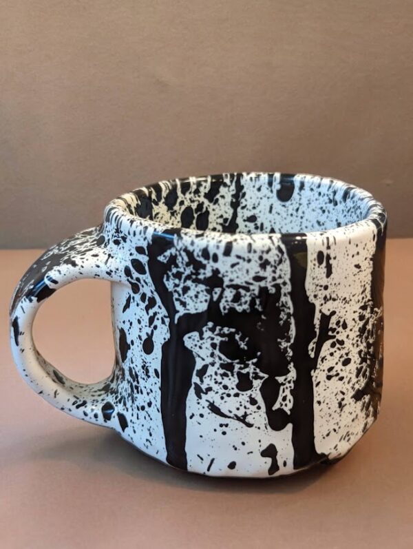 Splattered Noir Coffee Mug - Image 3