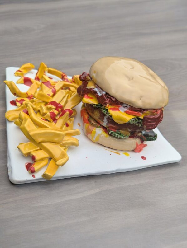 Sizzling Porcelain Burger - Image 3